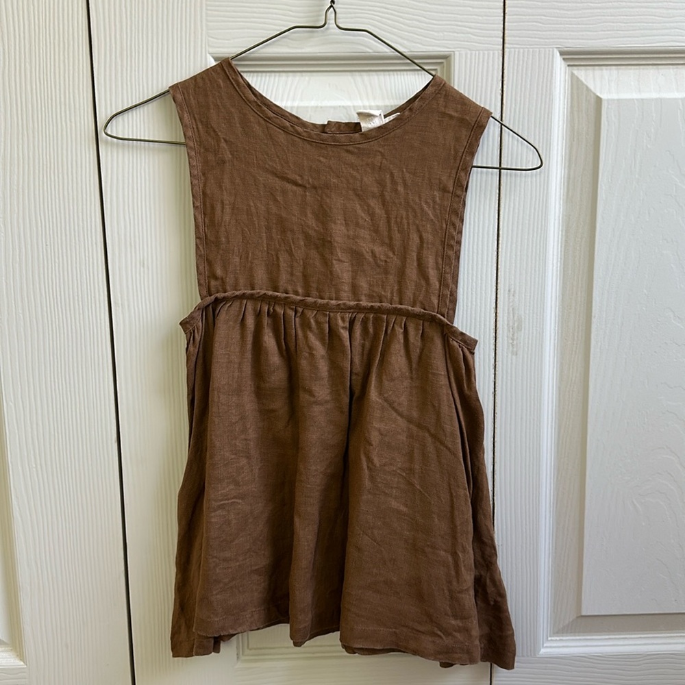 Girls Linen Daughter Dress